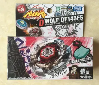 takara tomy metal fusion beyblade волчок игрушки BB29 темный волк с пусковой установкой - Изображение 1  