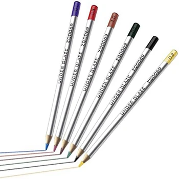 1 набор подглазурных карандашей, Дерево для керамики, Подглазурный карандаш, Точный подглазурный карандаш для керамики - Изображение 1  