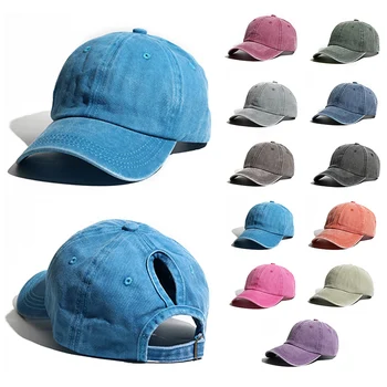 Новые винтажные бейсболки, спортивные повседневные кепки, Солнцезащитные шляпы Унисекс, кепки с длинными полями, INS Корейская версия, солнцезащитные Повседневные ретро - Изображение 1  