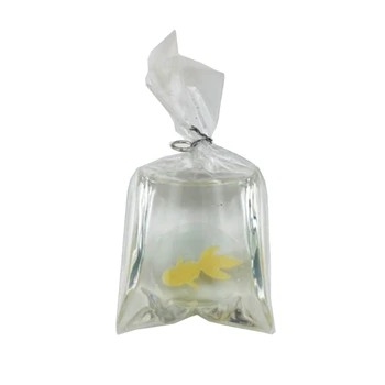 M2EA Золотая рыбка в водной сумке с рисунком шарма для ювелирных изделий ручной работы, брелок для ключей, поделки своими руками - Изображение 2  