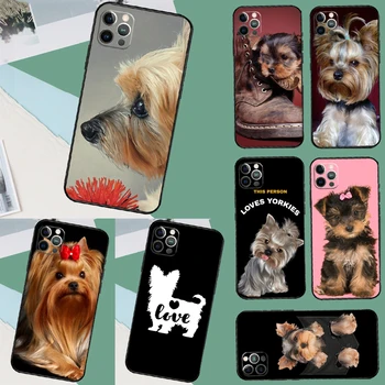 Собака Йоркширский терьер Funda Чехол Для iPhone 11 12 13 14 15 Pro Max Plus Mini X XR XS Max SE 2020 2022 7 8 Чехол - Изображение 1  