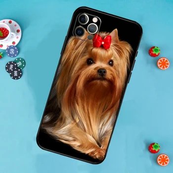 Собака Йоркширский терьер Funda Чехол Для iPhone 11 12 13 14 15 Pro Max Plus Mini X XR XS Max SE 2020 2022 7 8 Чехол - Изображение 2  