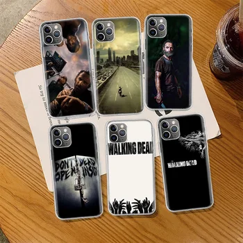 Ужасный Чехол Для телефона The Walking Dead Для Iphone 14 13 15 Pro Max Apple 11 12 Mini SE 2020 X XS XR 8 7 Plus 6 6S 5 5S Прозрачная Крышка - Изображение 1  