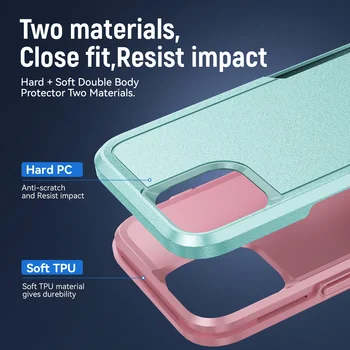 для iphone 15 plus Пылезащитный сверхпрочный защитный чехол для Iphone 15 Pro Max 15pro Iphone15 Hard Armor Bag - Изображение 2  