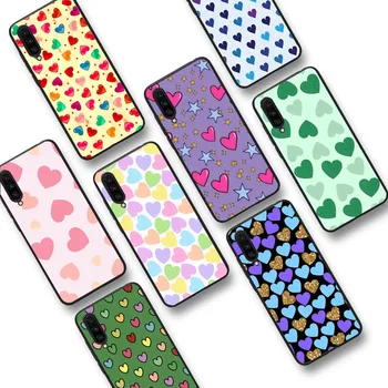 Модный чехол для телефона Love Heart для Samsung S 20 21 22 23 plus Ultra для Redmi Note 8 9 10 11 для Huawei Y 5 6 9 - Изображение 1  