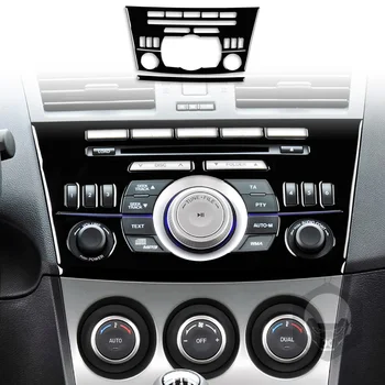 Для Mazda 3 Axela 10-13 Mazdaspeed 3 Piano Black Панель Управления Радионавигацией Аксессуары Для Интерьера Автомобиля Декоративные Наклейки - Изображение 2  