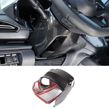 Для Subaru WRX 2022 2023 ABS Защитный чехол для рулевого колеса автомобиля из углеродного волокна, рулевой колонки, аксессуары для интерьера автомобиля - Изображение 1  