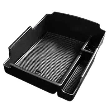 Ящик для хранения автомобильного подлокотника для Hyundai Elantra 2019 2020 Ящик для хранения центрального управления Аксессуары для интерьера автомобиля Черный - Изображение 2  