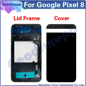 Для Google Pixel 8 GKWS6 G9BQD Pixel8 Средняя рамка Крышка батарейного отсека Задняя крышка заднего корпуса Замена запасных частей - Изображение 1  