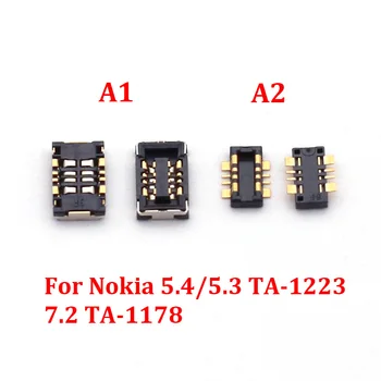 Разъем FPC для аккумулятора 2шт на материнской плате для Nokia 2 3 4 5 7 8 9 2.1/3.1/4.1/5.1/6.1/7.1/ X5/X6/X7/3.2/4.2/6.2/7.2/2.3/5.3/5.4 - Изображение 2  