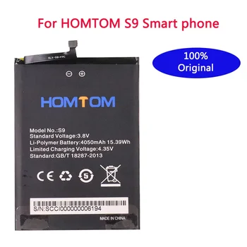 100% Новый оригинальный аккумулятор Homtom S9 4050 мАч для HOMTOM S9 Smart Mobile Phone Batteria - Изображение 1  