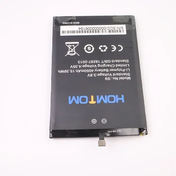 100% Новый оригинальный аккумулятор Homtom S9 4050 мАч для HOMTOM S9 Smart Mobile Phone Batteria - Изображение 2  