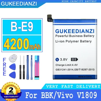 Аккумулятор GUKEEDIANZI B-E9 для мобильного телефона, аккумулятор большой мощности, подходит для BBK для Vivo V1809T, V1809, V1809A, 4200 мАч - Изображение 1  