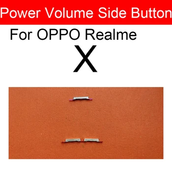 Боковые кнопки включения громкости Гибкий кабель для OPPO Realme X Боковые клавиши включения выключения увеличения уменьшения громкости Запасные части - Изображение 1  