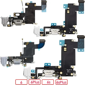 Замена разъема док-станции Совместима с iPhone 6 6Plus 6s 6s Plus Гибкий Порт для зарядки, включая 2 отвертки - Изображение 2  