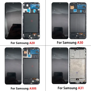 5 шт., Новый ЖК-дисплей С рамкой Сенсорного Планшета В Сборе Для Samsung A31 A51 A20 A30 A30s Замена Экрана - Изображение 2  