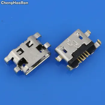 ChengHaoRan 2-20шт Разъем Micro USB, гнездо 5pin, обратная тяжелая пластина, 1,2 мм, Плоская горловина, без загибающейся боковой розетки. - Изображение 1  