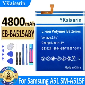 YKaiserin EB-BA515ABY 4800 мАч Сменный Аккумулятор Для Samsung Galaxy A51 SM-A515 SM-A515F/DSM Аккумуляторы + Инструменты - Изображение 1  
