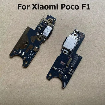 USB-док-станция для зарядки Xiaomi Poco F1 PCB Разъем для зарядки Порт платы Гибкий кабель - Изображение 1  