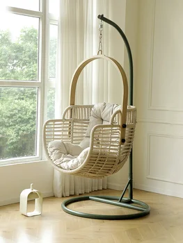 Виноградный стул, подвесной стул для дома, для улицы, стулья-качели, кресла-качалки для балкона, ленивые кресла-качалки - Изображение 2  