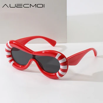 Модные винтажные солнцезащитные очки в стиле стимпанк с бабочками, женские Для мужчин, солнцезащитные очки, роскошные дизайнерские трендовые очки в стиле панк-конфет UV400 - Изображение 1  