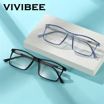 VIVIBEE Classic Blue Light Blocking Glaases Мужские Очки для Компьютера в Маленькой Матовой Черной Оправе UV400 Gaming Women Filter Eyeglasses - Изображение 1  