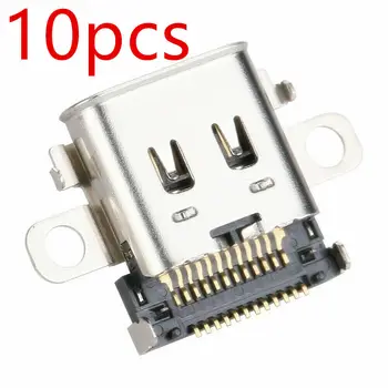 10шт Сменный Порт Зарядки USB C Разъем Зарядного Устройства для Консоли Nintendo Switch - Изображение 1  